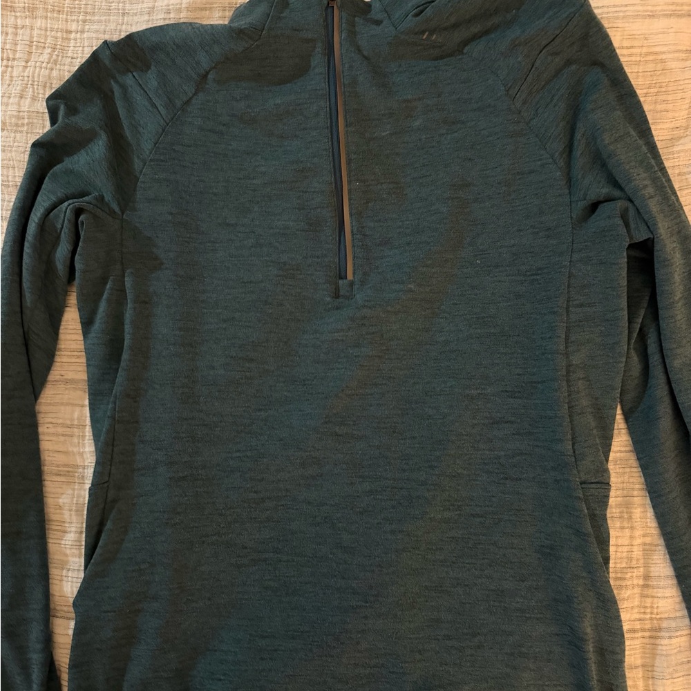 lululemon athletica Men's Zip Up Sweater in Dark Green